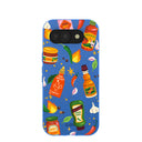 Electric Blue Hot Stuff Google Pixel 10a Case