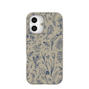 London Fog Indigo Bouquet iPhone 16 Case