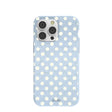Powder Blue Indigo Dots iPhone 14 Pro Max Case