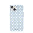 Powder Blue Indigo Dots iPhone 14 Case