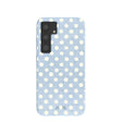 Powder Blue Indigo Dots Samsung Galaxy S24 Case