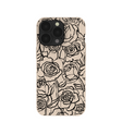 Seashell Inked Blooms iPhone 13 Pro Case