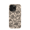 Seashell Inked Blooms iPhone 13 Pro Case