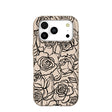 Seashell Inked Blooms iPhone 17 Pro Case
