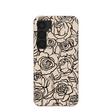 Seashell Inked Blooms Samsung Galaxy S25 Case