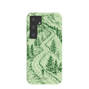 Sage Green Into the Mountains Samsung Galaxy S24 Case