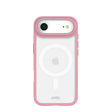 Clear iPhone Air Case with Petal Pink Ridge (MagSafe Included)