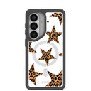Clear Jaguar Stars Samsung Galaxy S26 Case With Noir Ridge (Magnetic Charging included)