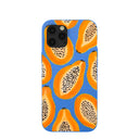Electric Blue Juicy Papayas iPhone 12 Pro Max Case