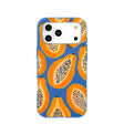 Electric Blue Juicy Papayas iPhone 17 Pro Max Case
