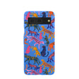Electric Blue Jungle Cat Google Pixel 8 Case