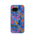 Electric Blue Jungle Cat Google Pixel 9a Case
