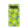 Electric Blue Kiwi Slices Google Pixel 6 Case