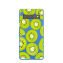 Electric Blue Kiwi Slices Google Pixel 7a Case