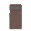 Chocolate Brown Leaf Veins Google Pixel 6 Case