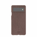 Chocolate Brown Leaf Veins Google Pixel 6 Case