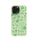 Sage Green Linear Entomology iPhone 13 Pro Max Case