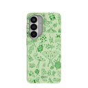 Sage Green Linear Entomology Samsung Galaxy S26 Case