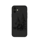 Black Lone Cabin iPhone 12/ iPhone 12 Pro Case