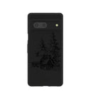 Black Lone Cabin Google Pixel 7 Case