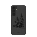 Black Lone Cabin Samsung Galaxy S25+(Plus) Case