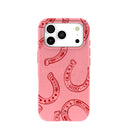 Bubblegum Pink Lucky Horseshoe iPhone 17 Pro Case