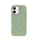 Sage Green Lushy Leaves iPhone 17 Case