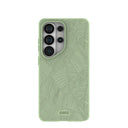 Sage Green Lushy Leaves Samsung Galaxy S26 Ultra Case