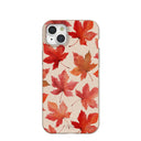 Seashell Maple Leaf iPhone 15 Plus Case