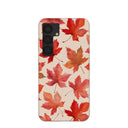 Seashell Maple Leaf Samsung Galaxy S25 Case