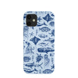 Powder Blue Marine Life iPhone 12 Mini Case