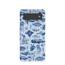 Powder Blue Marine Life Google Pixel 6 Case