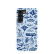Powder Blue Marine Life Samsung Galaxy S22 Case
