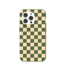 Forest Floor Matcha Check iPhone 14 Pro Case