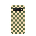 Forest Floor Matcha Check Google Pixel 8a Case
