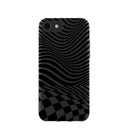 Black Melted Checkers iPhone 6/6s/7/8/SE Case