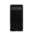 Black Melted Checkers Google Pixel 6 Case