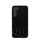 Black Melted Checkers Samsung Galaxy S23+(Plus) Case