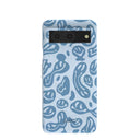 Powder Blue Melting Faces Google Pixel 8 Case
