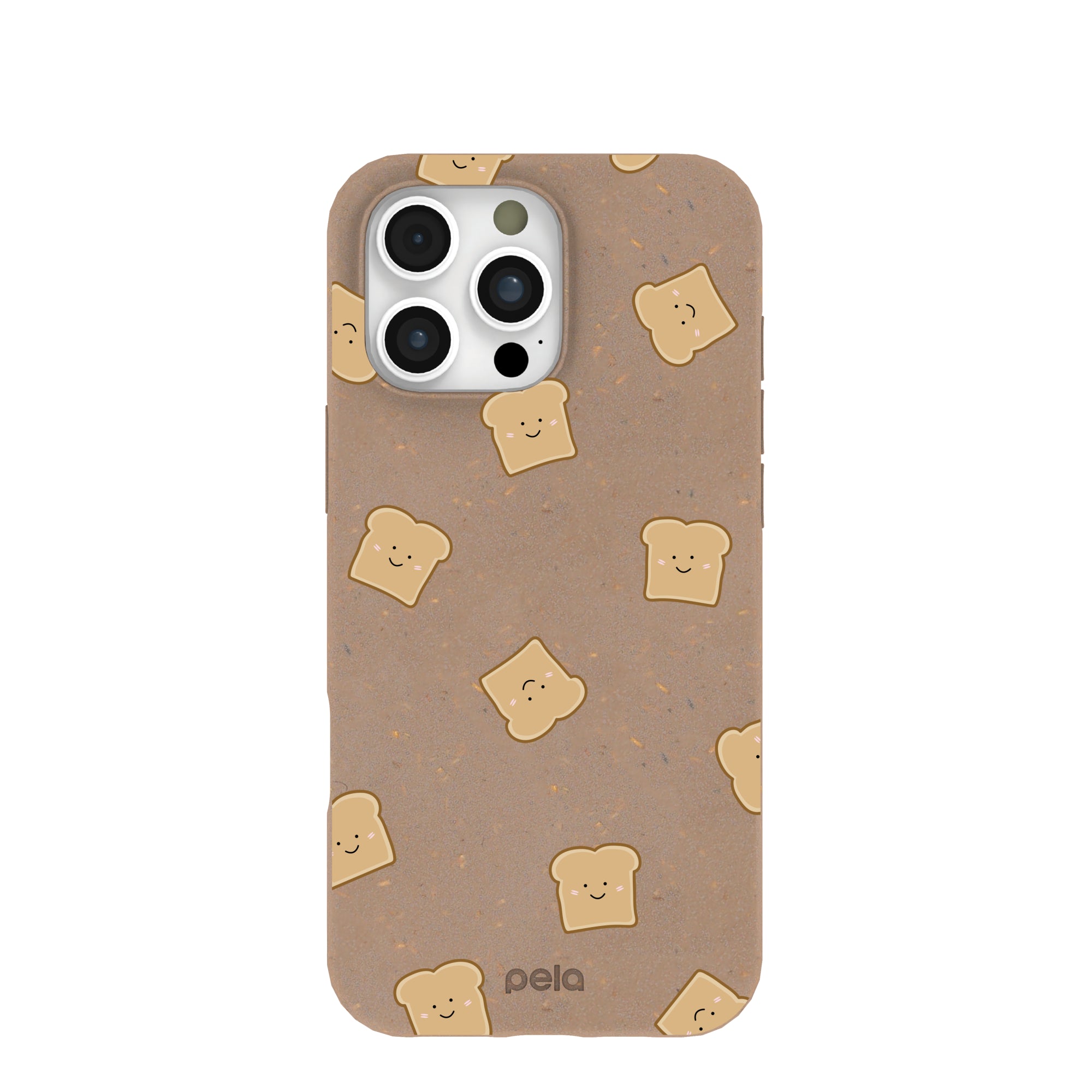 Chocolate Brown Mini Toast iPhone 16 Pro Max Case – Pela Case