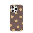 Chocolate Brown Mini Toast iPhone 16 Pro Case