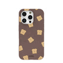 Chocolate Brown Mini Toast iPhone 16 Pro Case