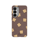 Chocolate Brown Mini Toast Samsung Galaxy S26 Case