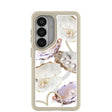 Clear Moonlit Oyster Samsung Galaxy S26 Case With London Fog Ridge (Magnetic Charging included)