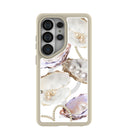 Clear Moonlit Oyster Samsung Galaxy S26 Ultra Case With London Fog Ridge (Magnetic Charging included)