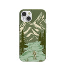 Forest Floor Morning Fishing iPhone 14 Case