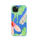 Electric Blue Mothopia iPhone 13 Case