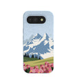 Powder Blue Mountains and Blooms Google Pixel 10a Case