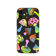 Black Mushroom Party iPhone 12 Mini Case