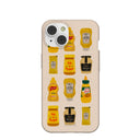 Seashell Mustard Fan iPhone 14 Case
